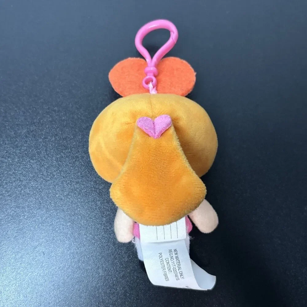 Powerpuff Girls Blossom Plush Keychain 5” Bag Clip Stuffed Toy Spin Master 2016